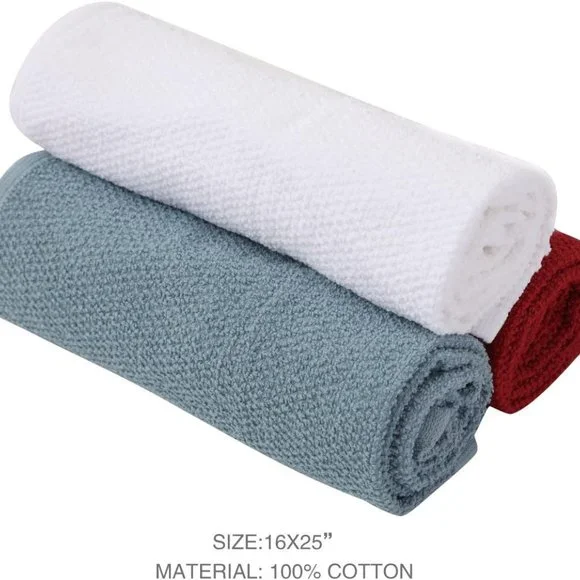 VERTEXWAN Towels Kitchen Towels (6 Pack, 12 x 25 Inch) 100% Natural Cotton - Picture 1 of 5